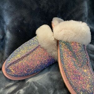 UGG glitter slippers